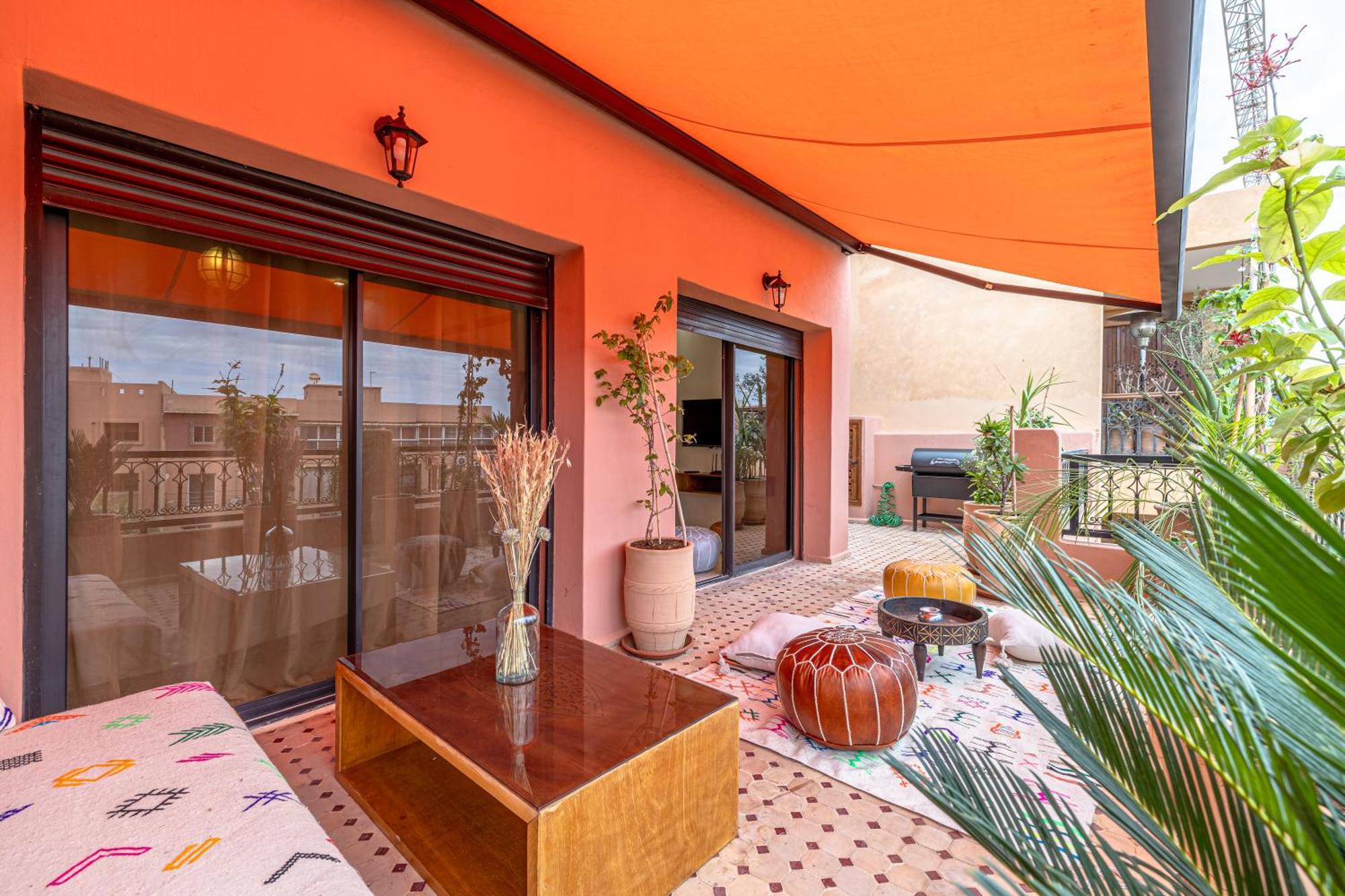 Le Jasmin - Appartement Authentique A Gueliz Marraquexe Exterior foto