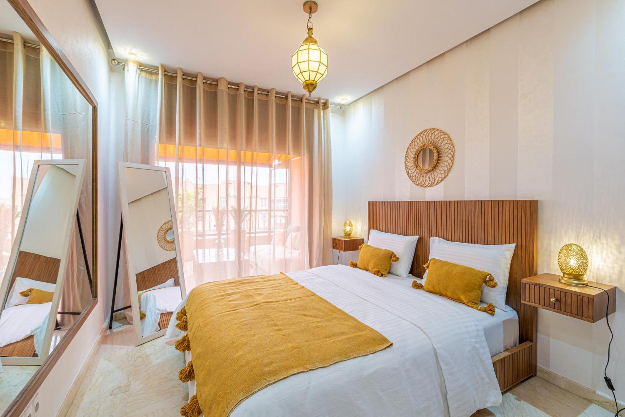 Le Jasmin - Appartement Authentique A Gueliz Marraquexe Exterior foto